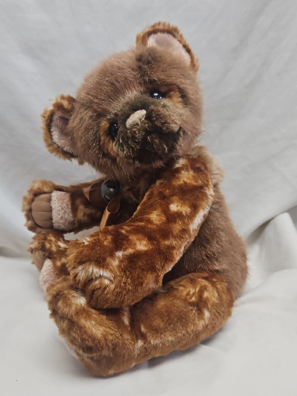 Charlie Bears Waffle Teddy Bear Plush 15" CB191936 Secret Collection 2019 Retire - Picture 15 of 15